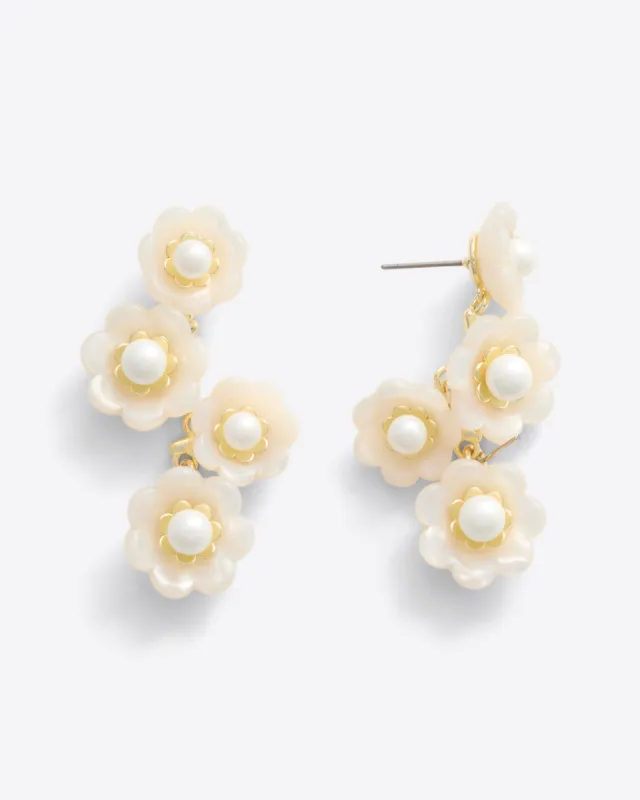 Flower Chandelier in White sold by Draper James