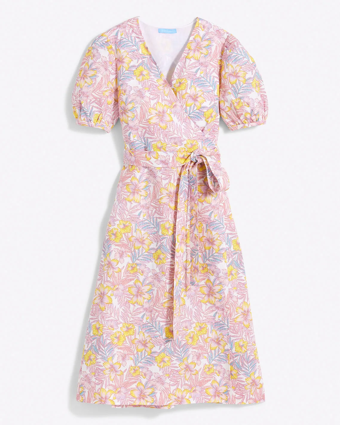 Rhonda Wrap Dress in Lily Floral sold by Draper James product image thumbnail 2
