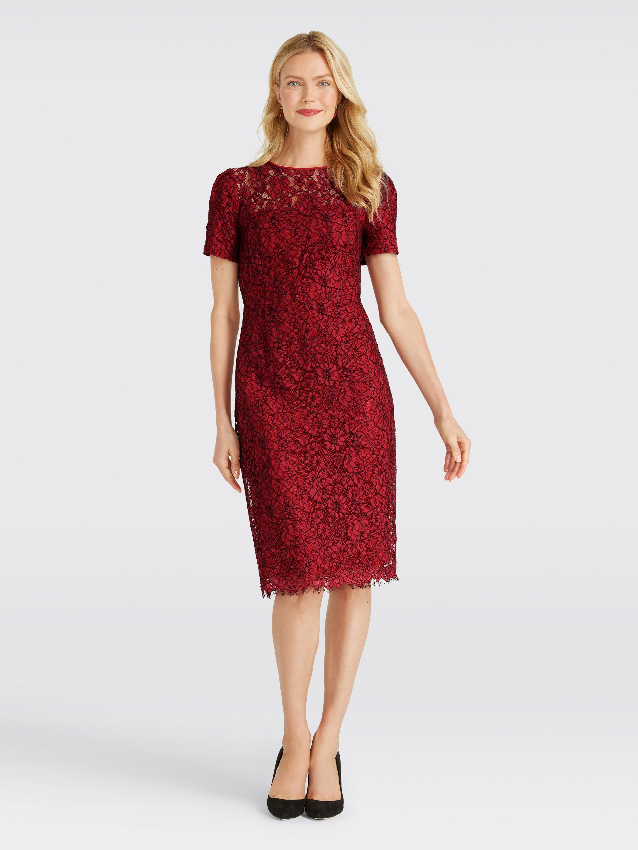 Collection Lace Sheath Dress sold by Draper James