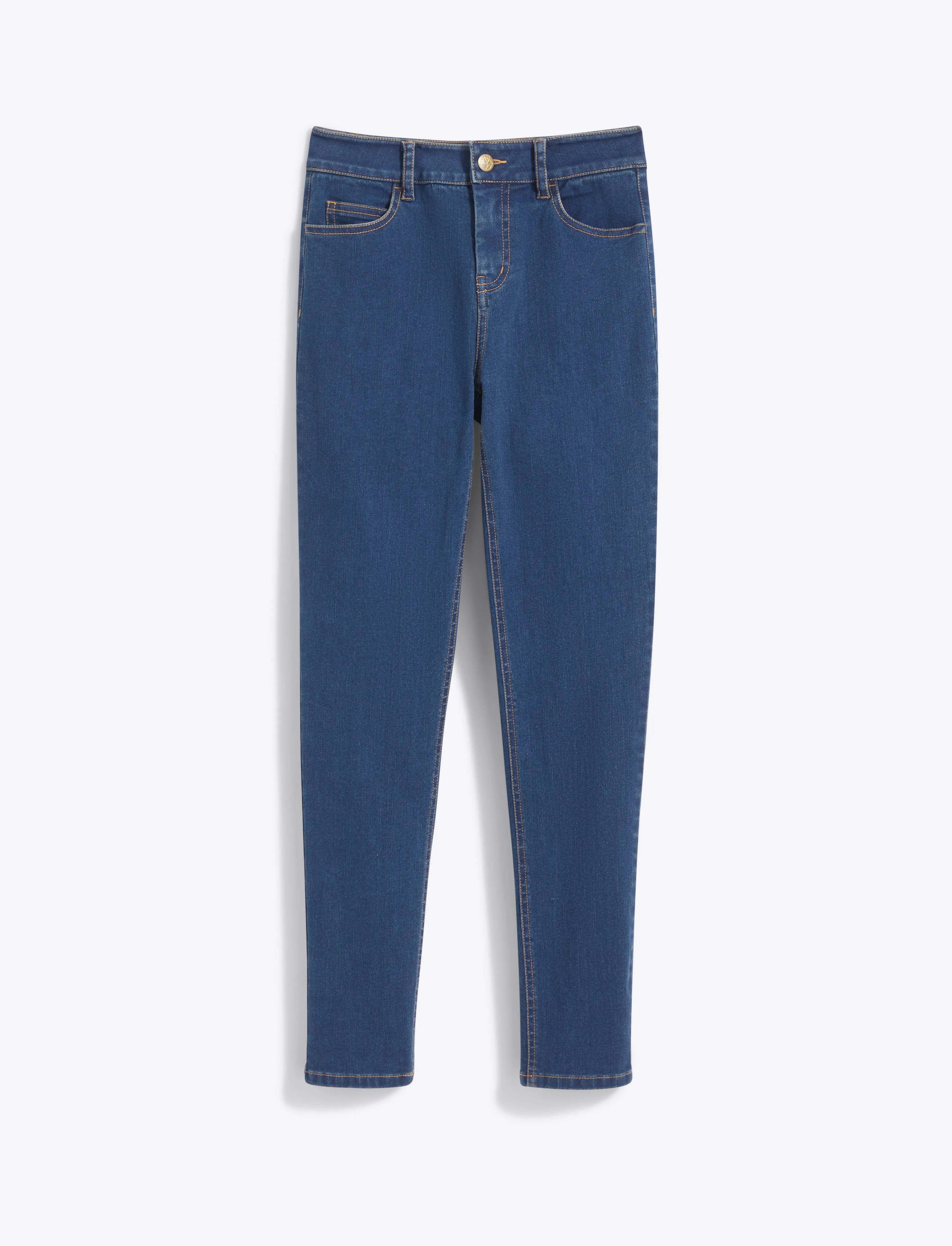 Mid-Rise Slim Jeans in Medium Wash sold by Draper James product image thumbnail 2