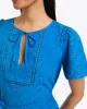 Mia Midi Dress in Eyelet sold by Draper James