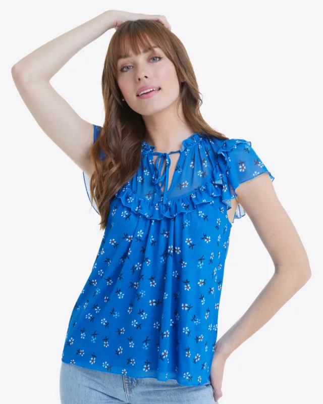 Raelynn Top in Daisy sold by Draper James