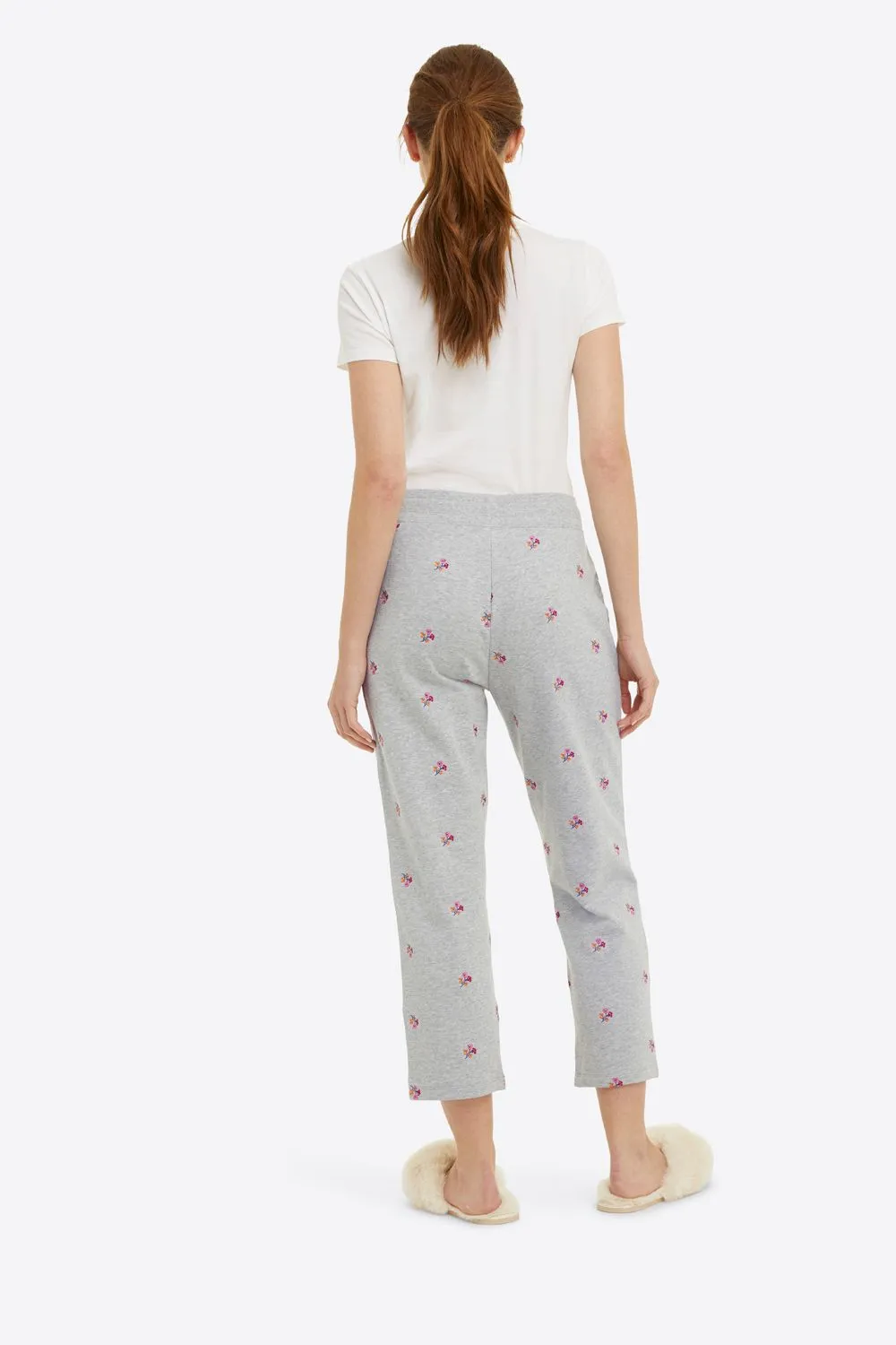 Natalie Sweatpants in Embroidered Viola sold by Draper James product image thumbnail 3