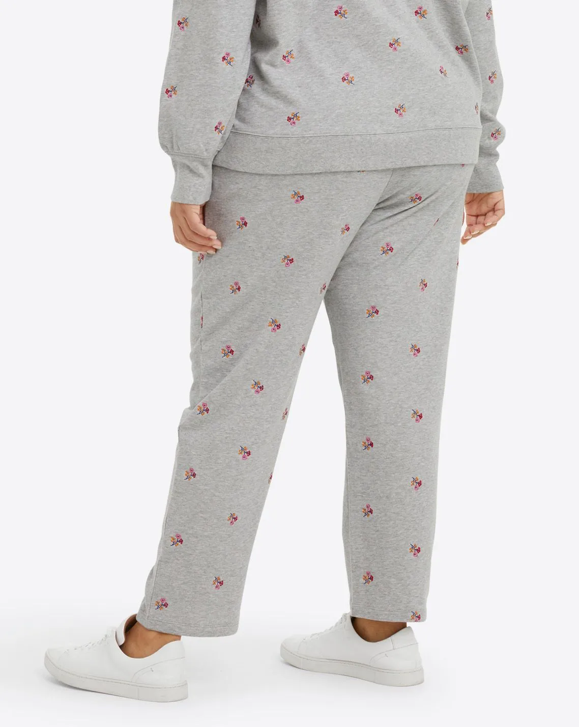 Natalie Sweatpants in Embroidered Viola sold by Draper James product image thumbnail 4