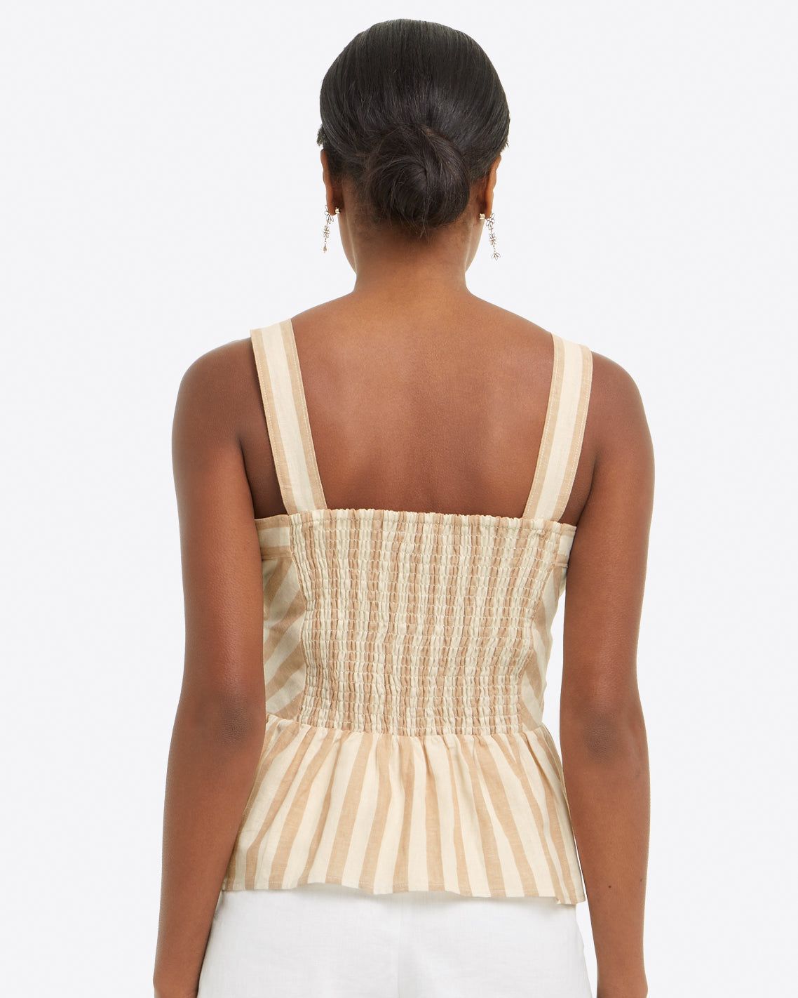 Peplum Top in Awning Stripe sold by Draper James product image thumbnail 3