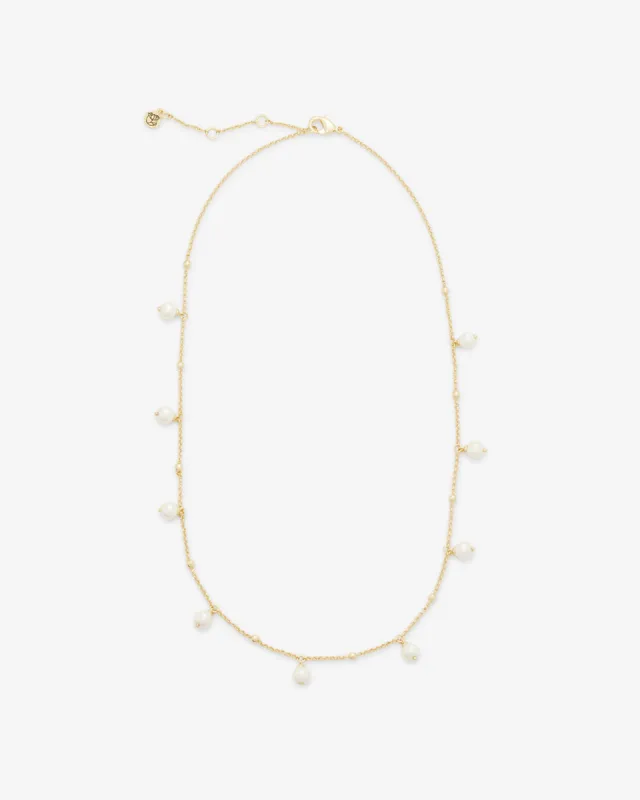 Pearl Gold Bead Necklace sold by Draper James