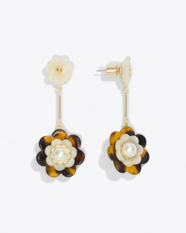 Double Magnolia Earring made by Draper James