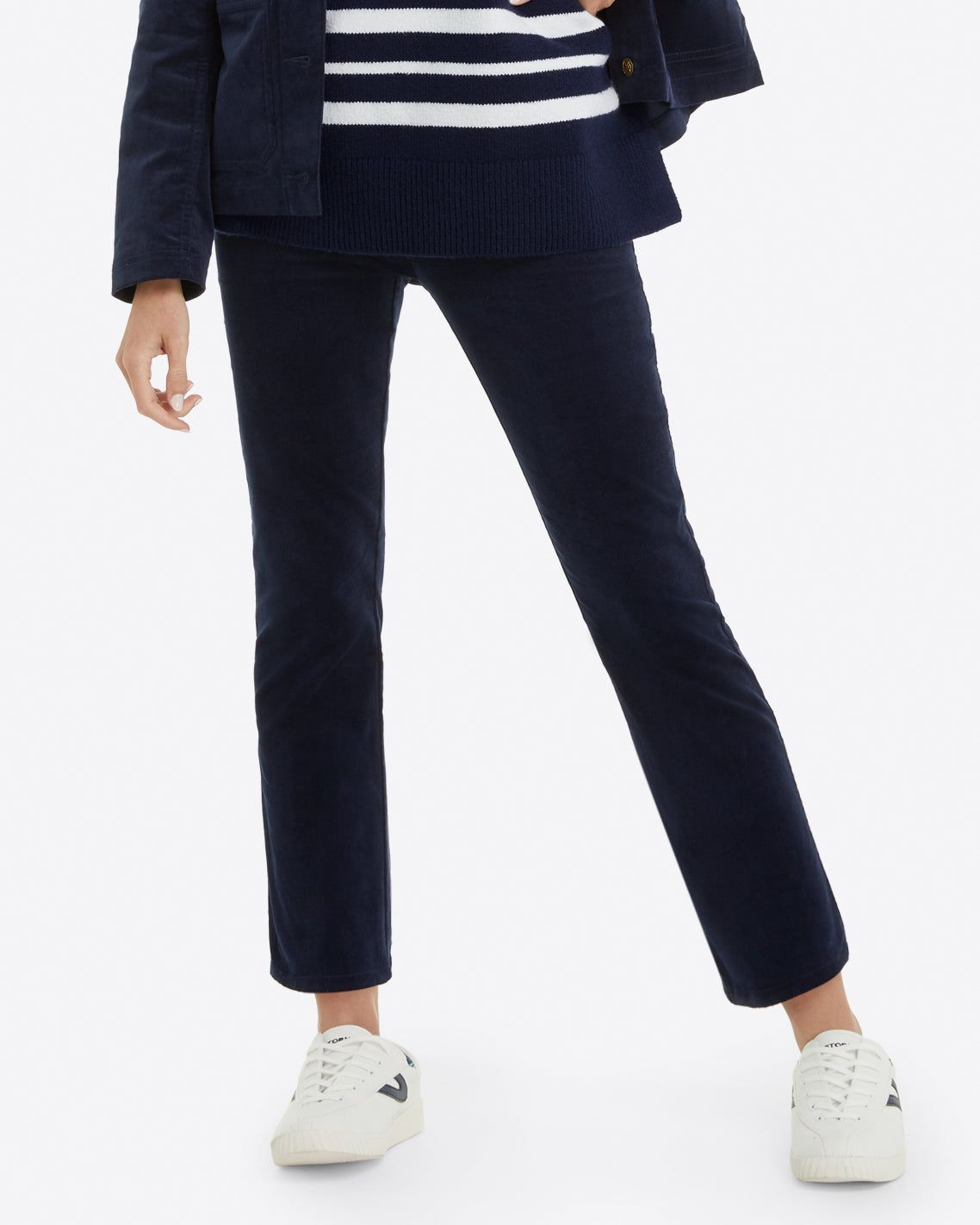 Bootcut Pants in Micro Corduroy sold by Draper James