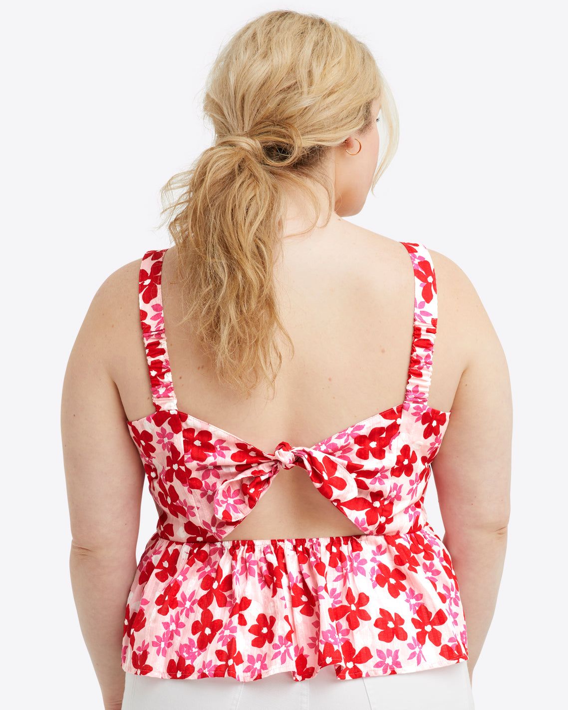 Martie Tie Back Top in Flying Daisies sold by Draper James product image thumbnail 5