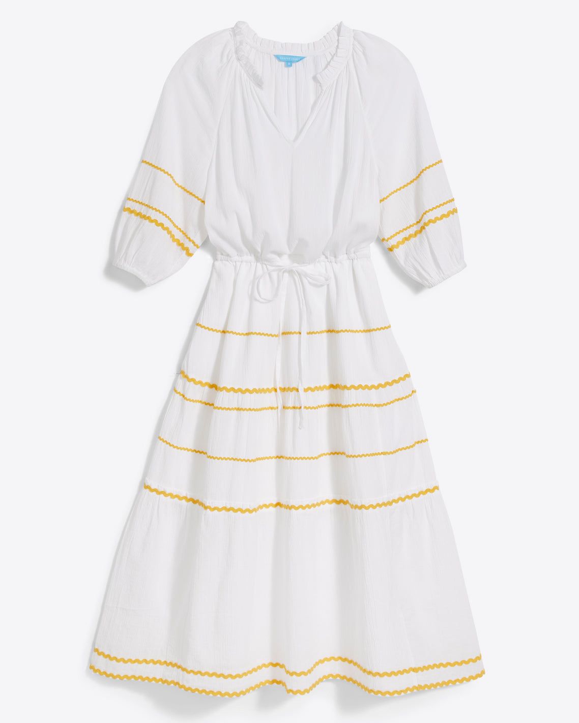 Martina Popover Ric Rac Dress sold by Draper James product image thumbnail 2