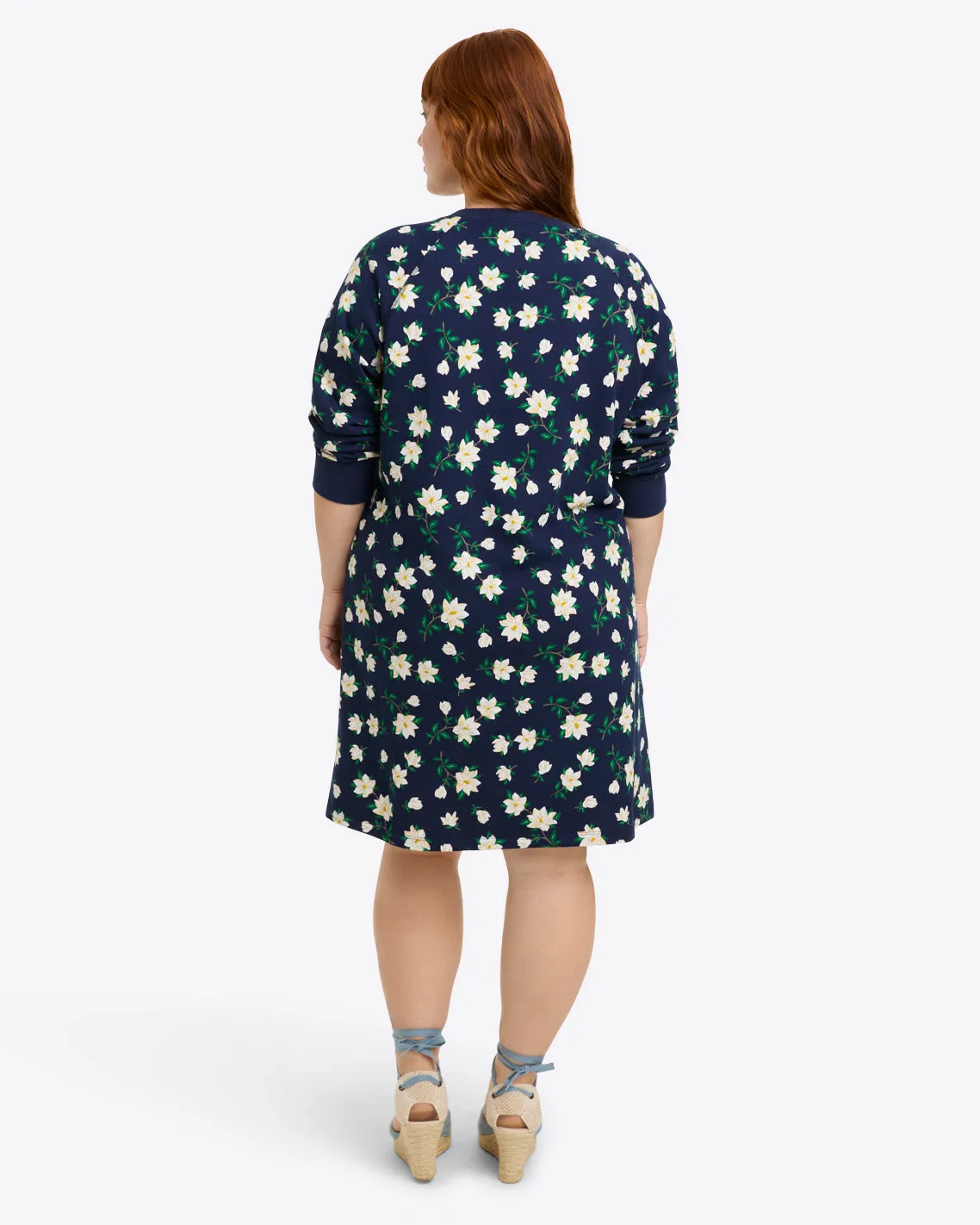 Natalie Sweatshirt Dress in Magnolia sold by Draper James product image thumbnail 2