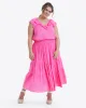 Marie Midi Dress in Polka Dots sold by Draper James