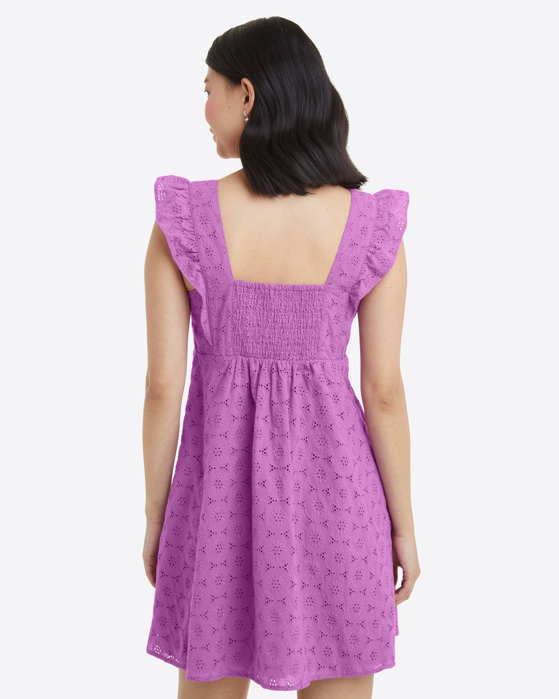 Maddie Babydoll Dress in Eyelet sold by Draper James product image thumbnail 5