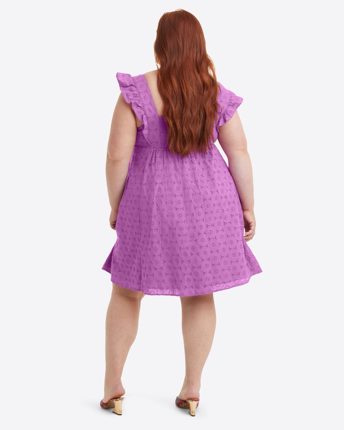 Maddie Babydoll Dress in Eyelet sold by Draper James product image thumbnail 3