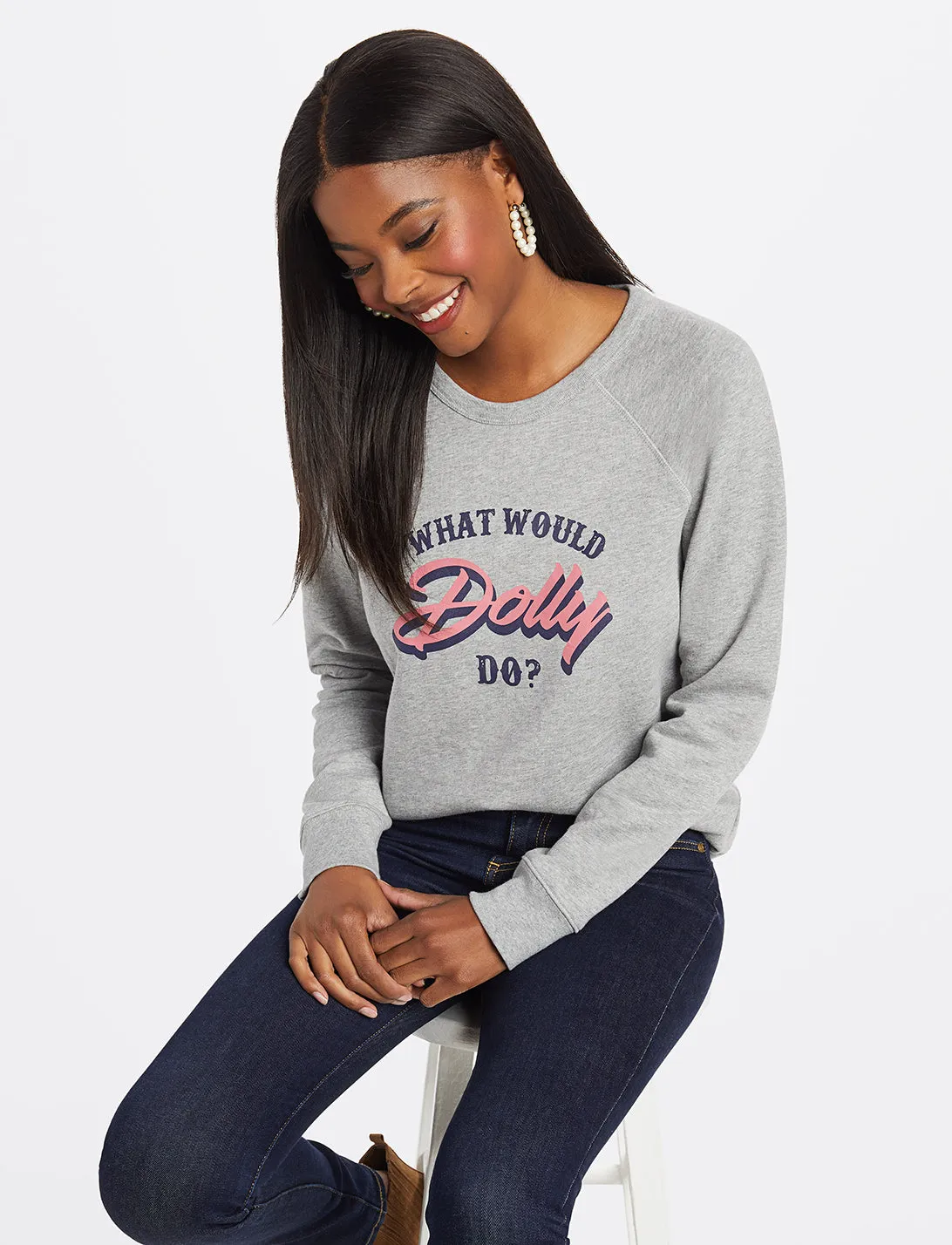 What Would Dolly Do Sweatshirt sold by Draper James
