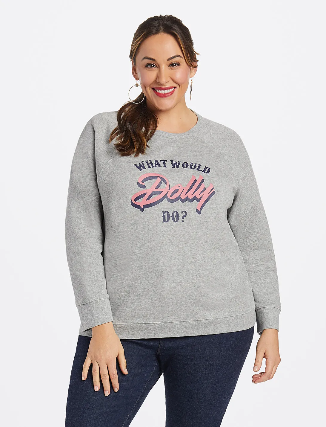 What Would Dolly Do Sweatshirt sold by Draper James product image thumbnail 3