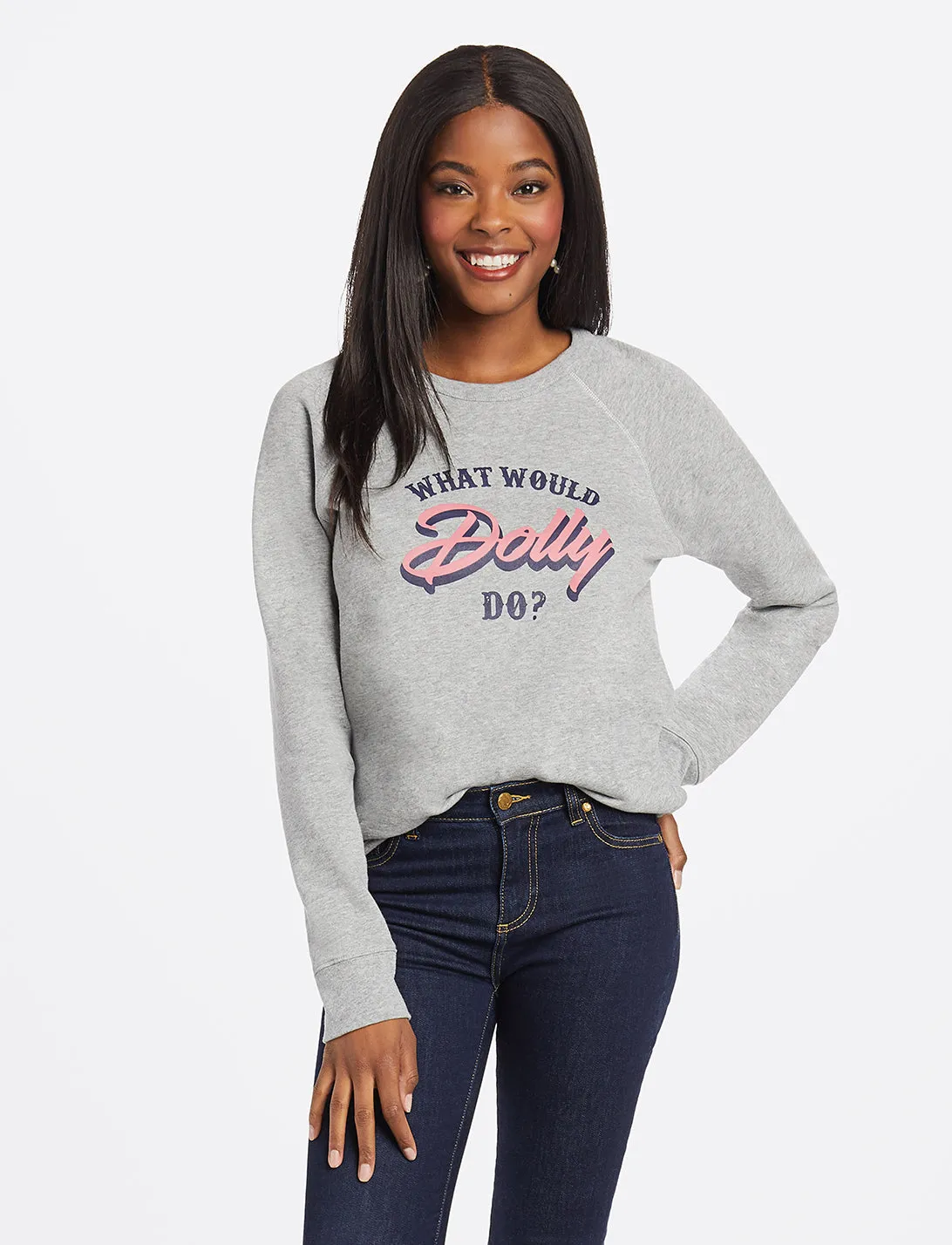 What Would Dolly Do Sweatshirt sold by Draper James product image thumbnail 4