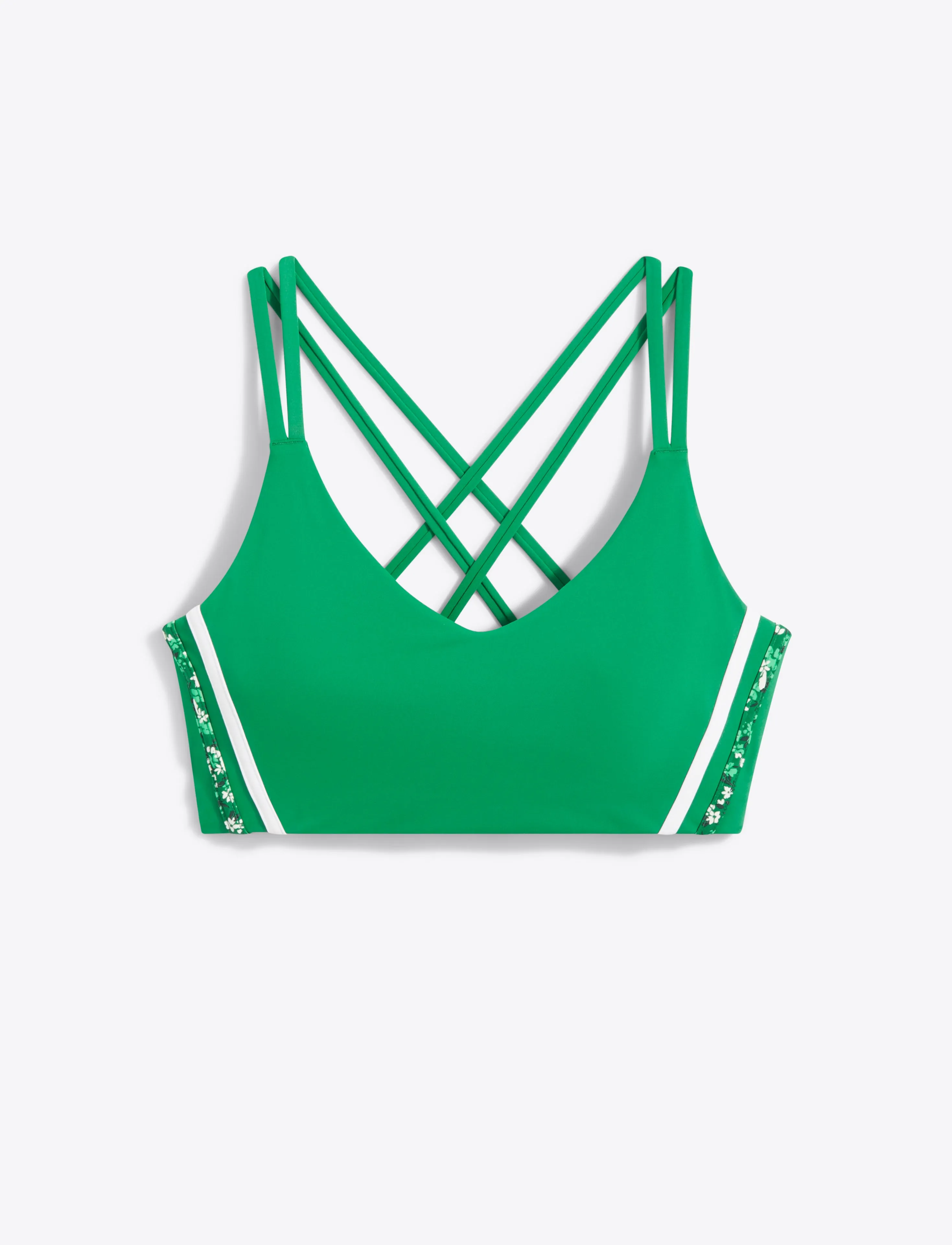 Crossback Sports Bra in Green sold by Draper James product image thumbnail 2