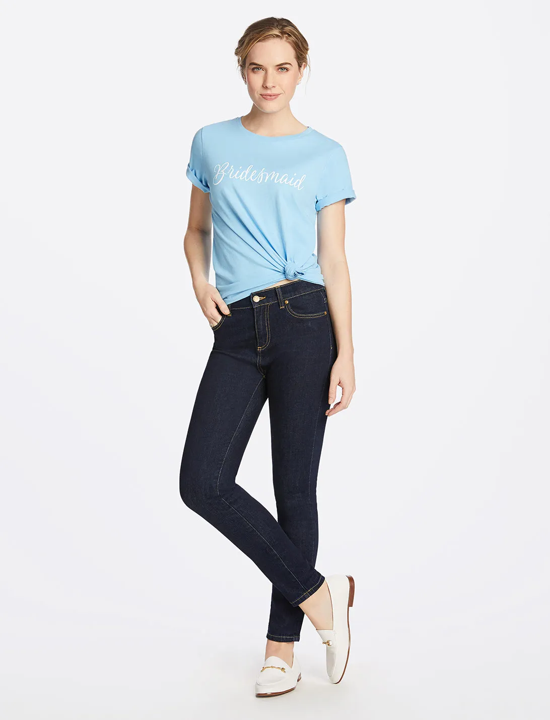 Bridesmaid Crewneck Tee sold by Draper James product image thumbnail 3