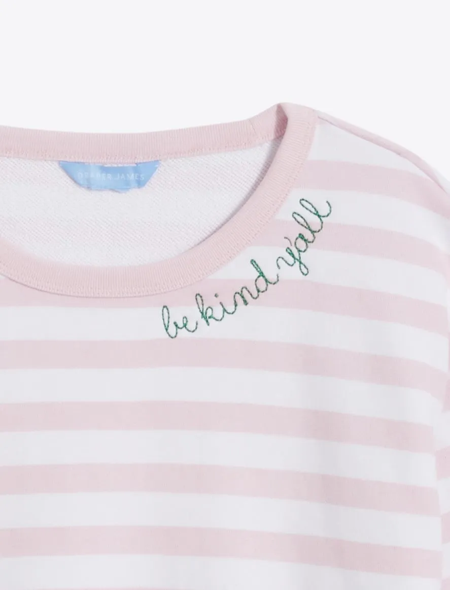 Be Kind Y'all Embroidered Kelsea Sweatshirt sold by Draper James