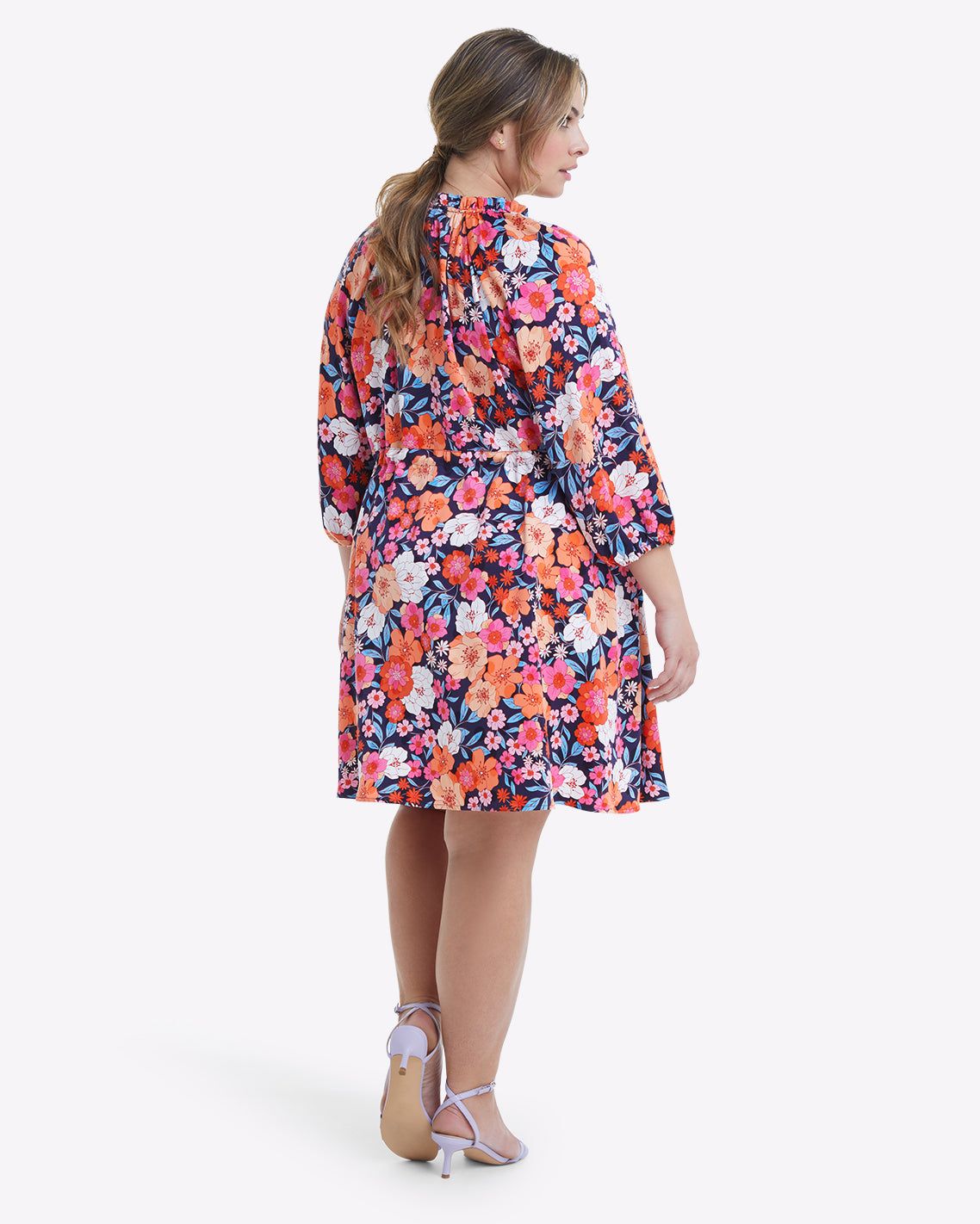 Kellie Babydoll Dress in Wildflower Bouquet sold by Draper James product image thumbnail 5