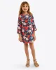 Girls Ruffle Shift Dress in Stretch Poplin sold by Draper James