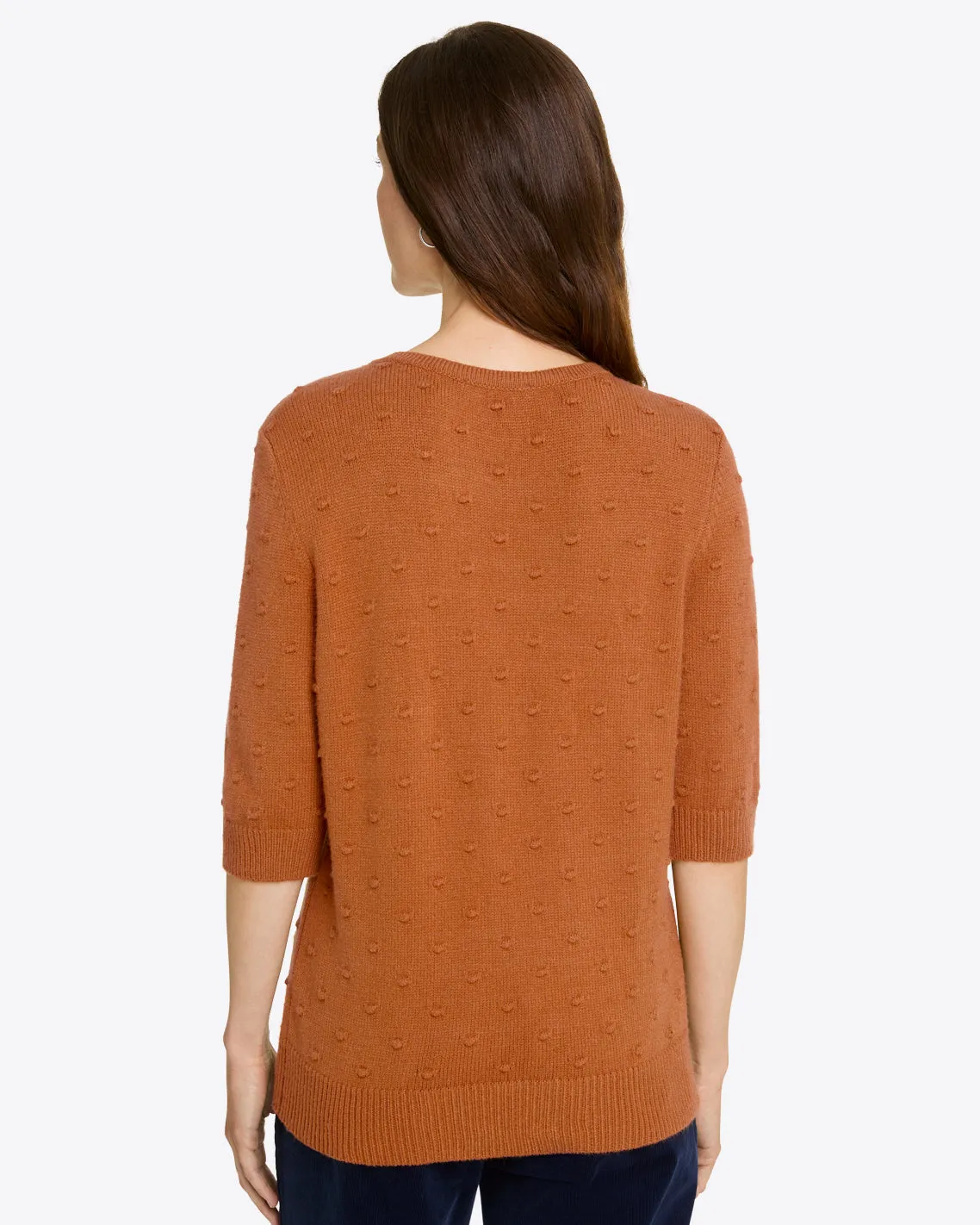 Short Sleeve Popcorn Sweater sold by Draper James product image thumbnail 2