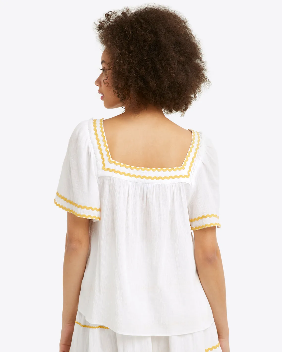 Maren Ric Rac Top sold by Draper James product image thumbnail 2