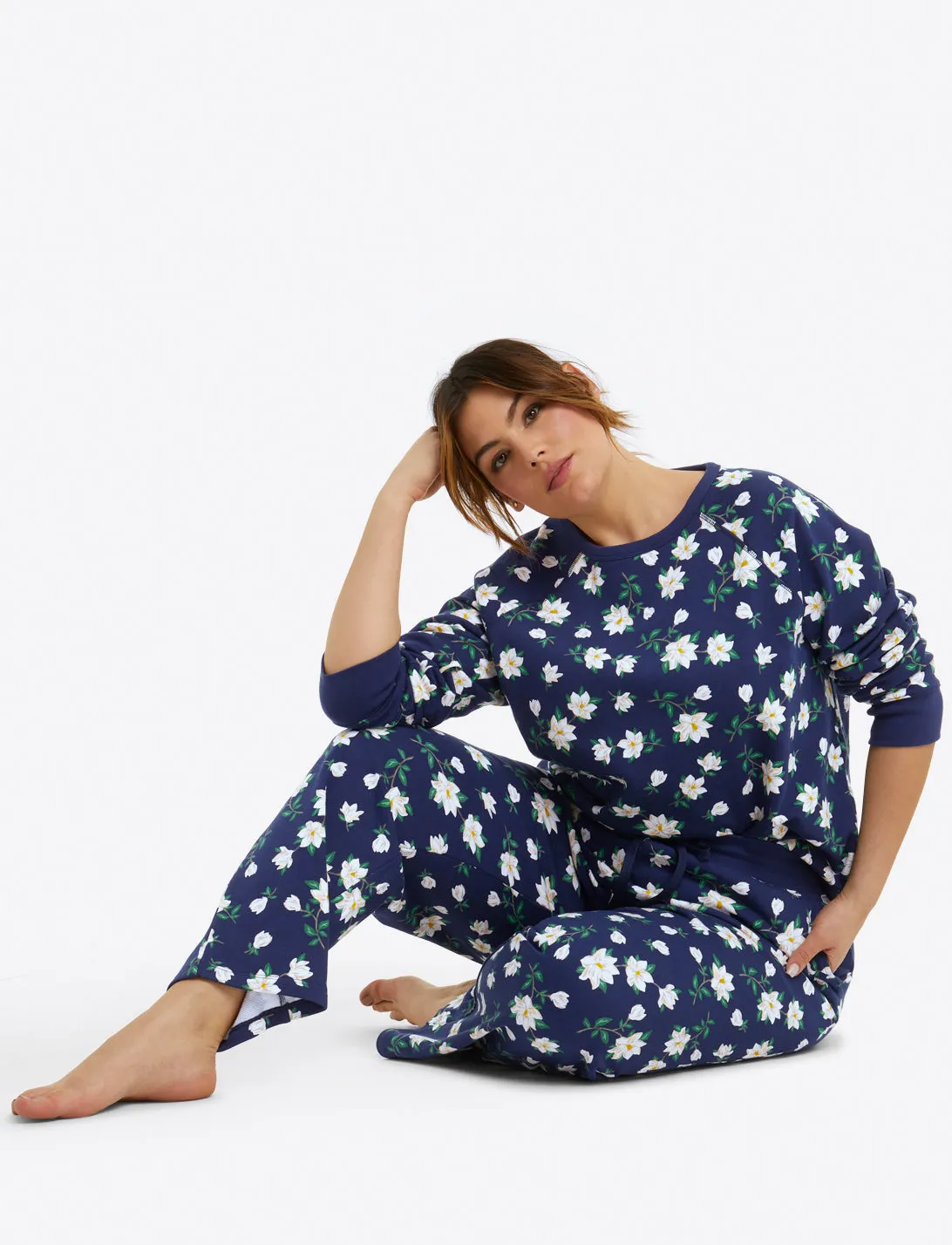 Natalie Sweatpants in Magnolia sold by Draper James product image thumbnail 2