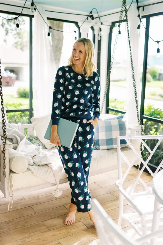 Natalie Sweatpants in Magnolia sold by Draper James