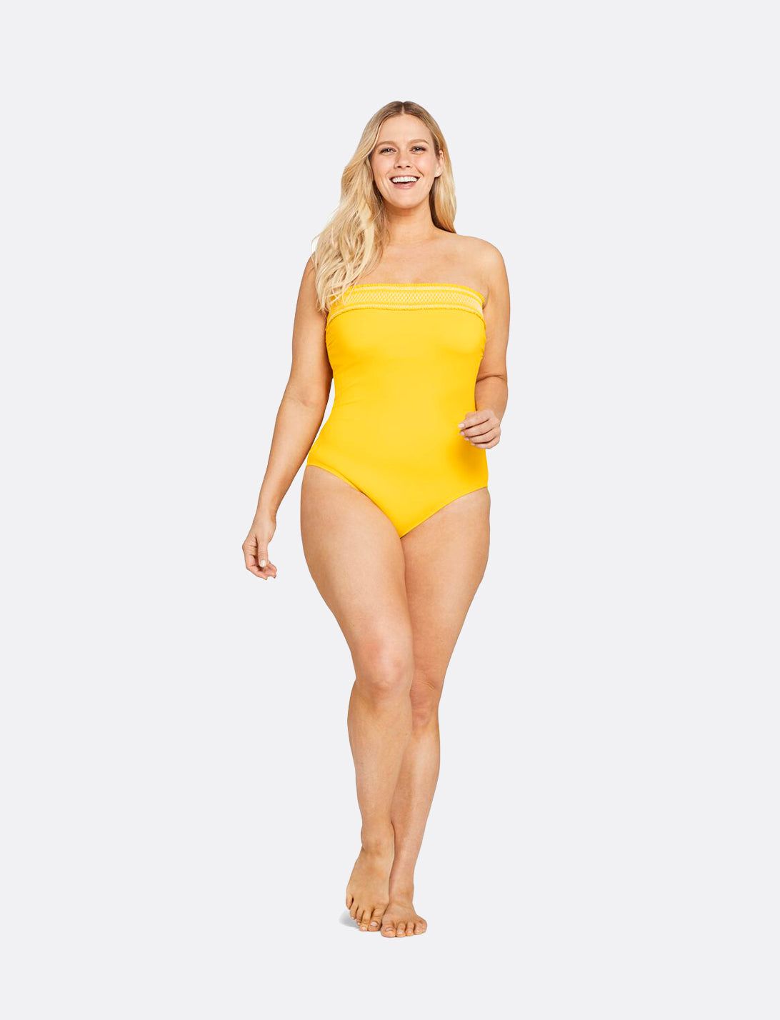 Draper James x Lands End Smocked Tie Shoulder One Piece sold by Draper James product image thumbnail 8