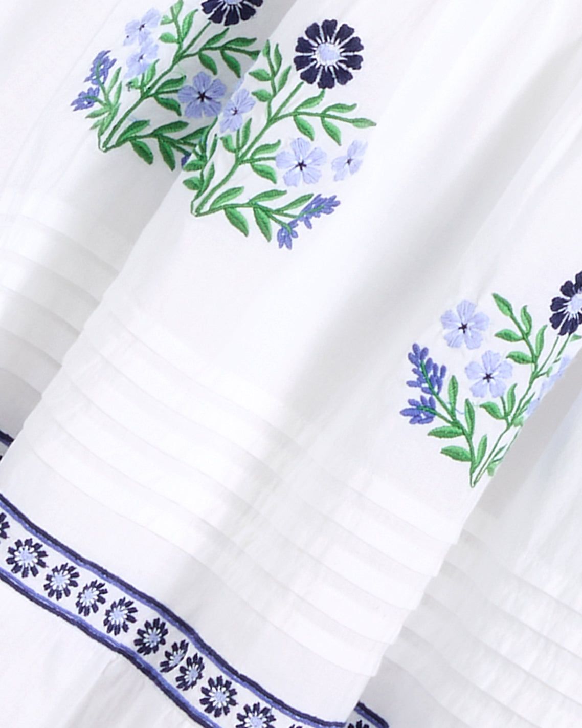 Carlene Midi Dress in Floral Embroidery sold by Draper James product image thumbnail 4