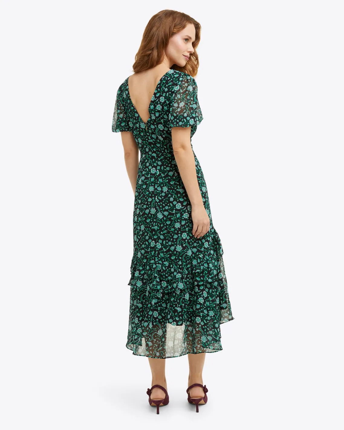 Maxi Dress in Fall Vines sold by Draper James product image thumbnail 3
