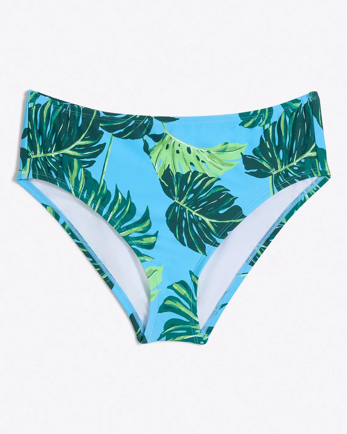 Mid Rise Bikini Bottom in Monstera Floral sold by Draper James product image thumbnail 2