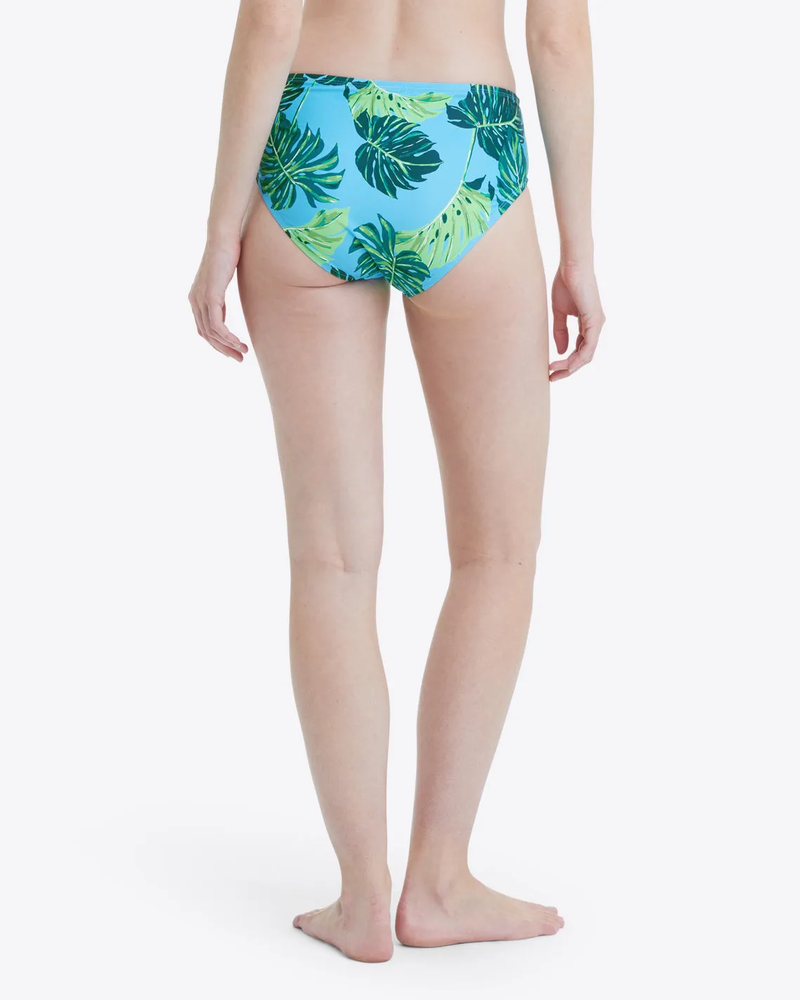 Mid Rise Bikini Bottom in Monstera Floral sold by Draper James product image thumbnail 4