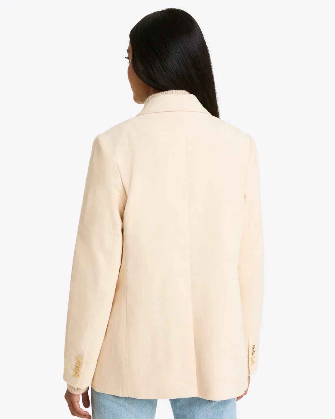 Double Breasted Blazer in Stretch Corduroy sold by Draper James product image thumbnail 2