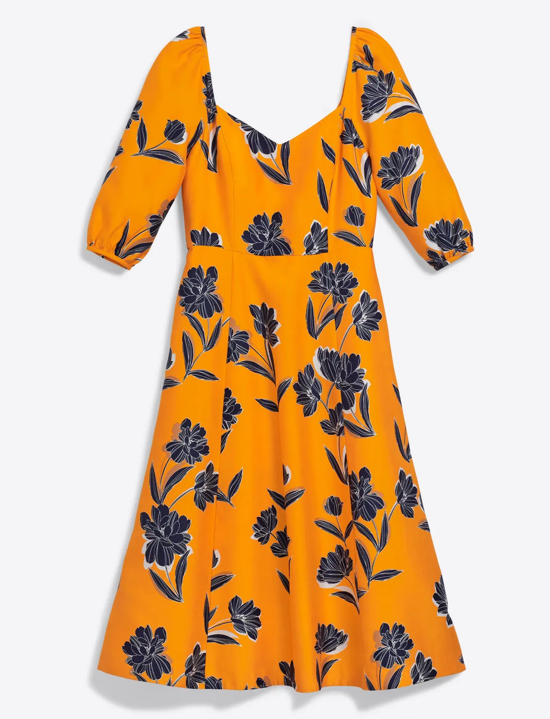 June Dress in Marigold Floral sold by Draper James product image thumbnail 2
