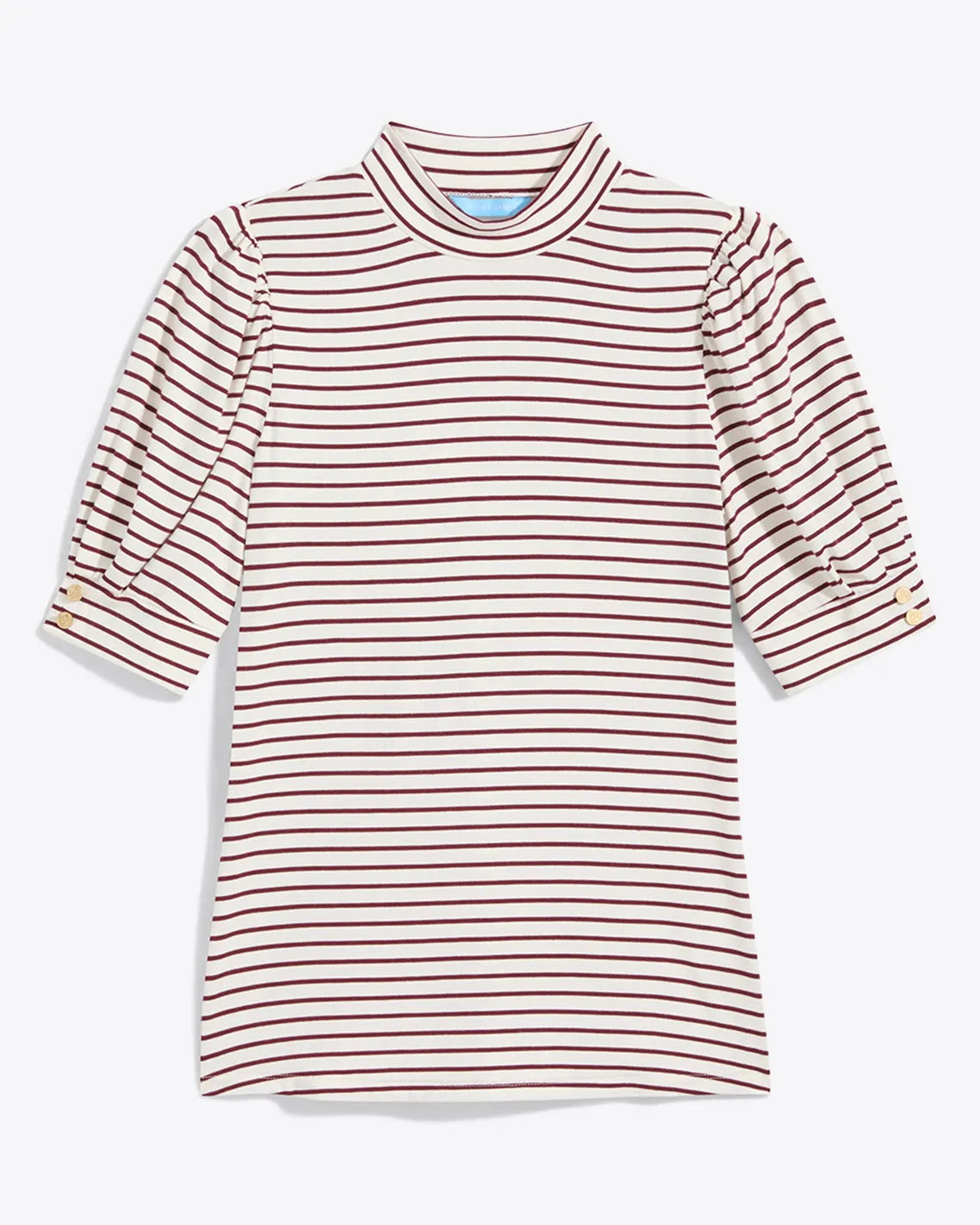Mock Neck Puff Sleeve Top sold by Draper James product image thumbnail 4