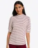 Mock Neck Puff Sleeve Top sold by Draper James