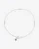 Pearl Trio Anklet in Silver sold by Draper James