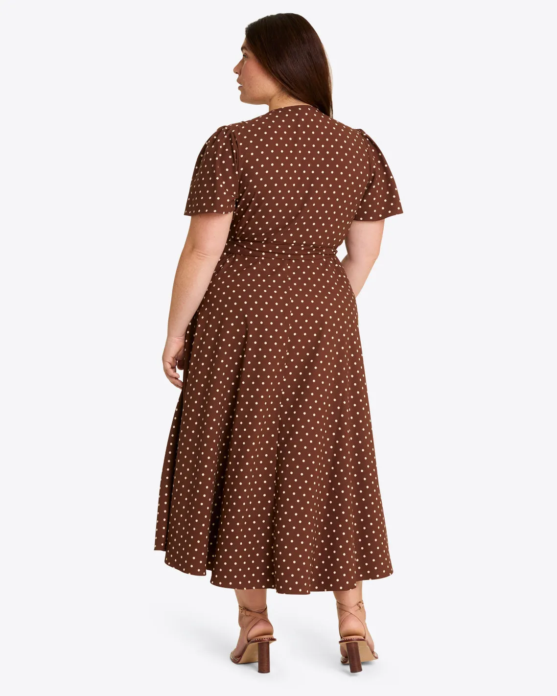 Gigi Wrap Dress in Matte Satin sold by Draper James product image thumbnail 4