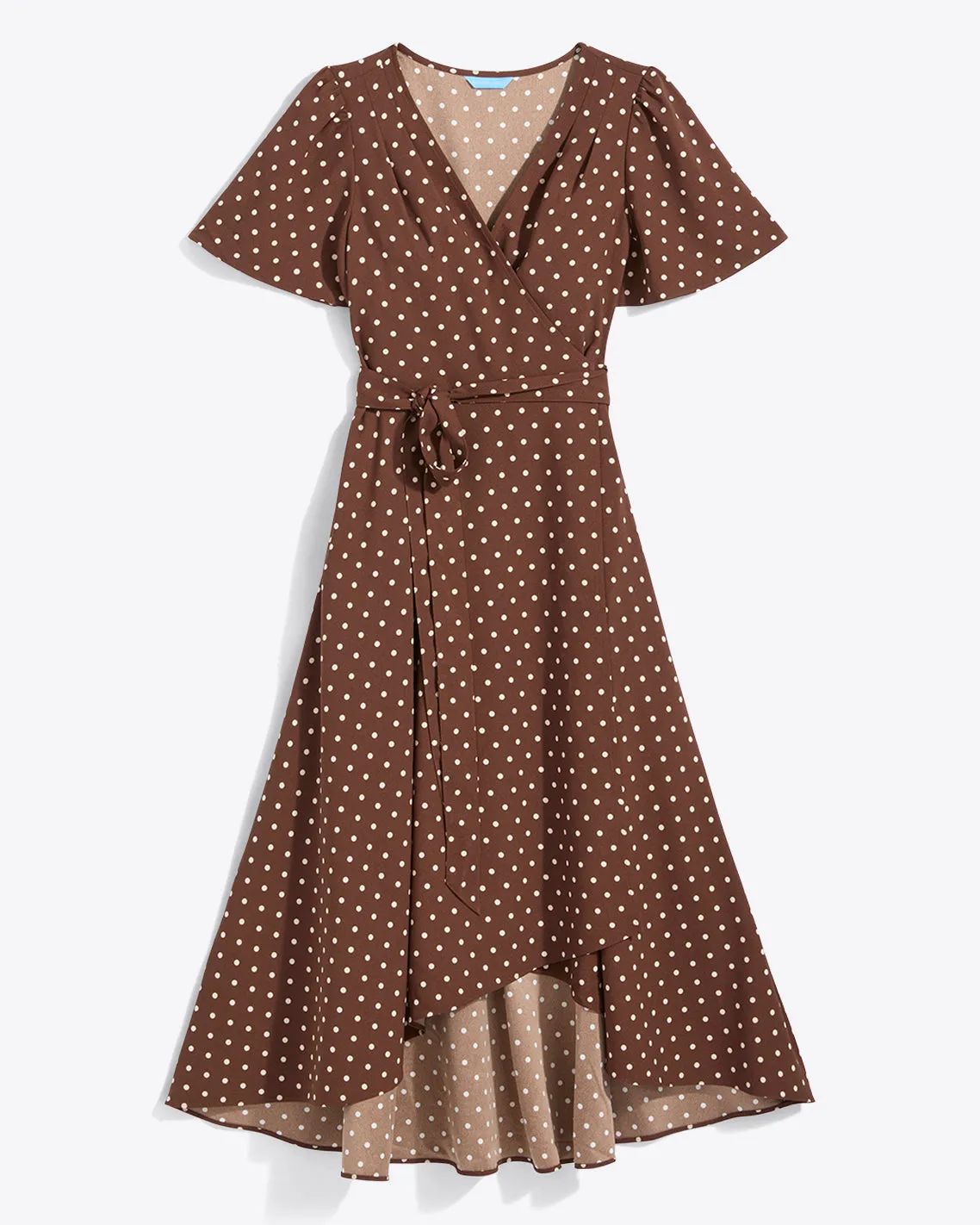 Gigi Wrap Dress in Matte Satin sold by Draper James product image thumbnail 5