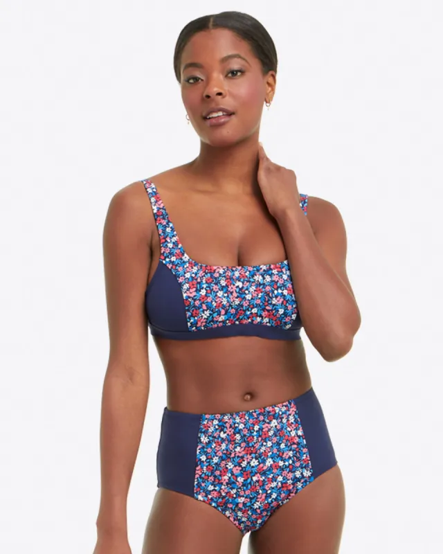 Retro High Waisted Bikini Bottoms sold by Draper James