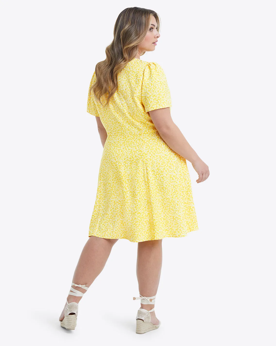 Bonnie Mini Dress in Golden Floral sold by Draper James product image thumbnail 4