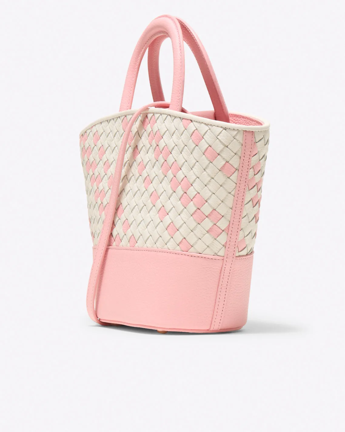 Woven Leather Mini Tote sold by Draper James product image thumbnail 2