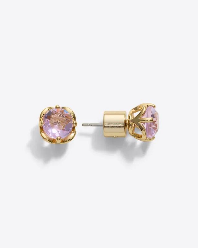 Amethyst Studs sold by Draper James