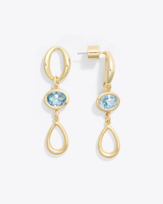 Chain and Gem Drops sold by Draper James