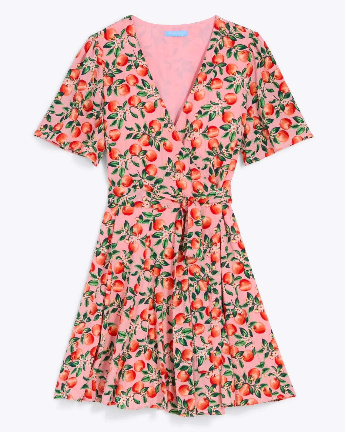 Wendy Wrap Dress in Apple Blossom Floral sold by Draper James product image thumbnail 2