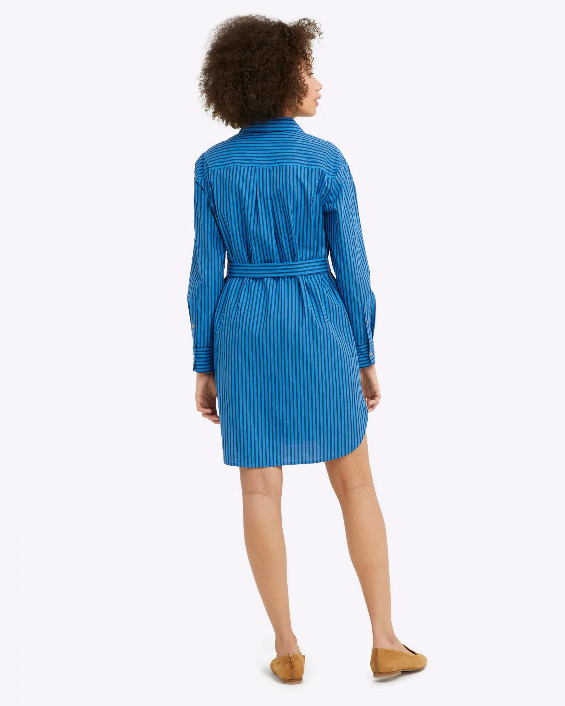 Carly Shirtdress in Canopy Stripe sold by Draper James product image thumbnail 4