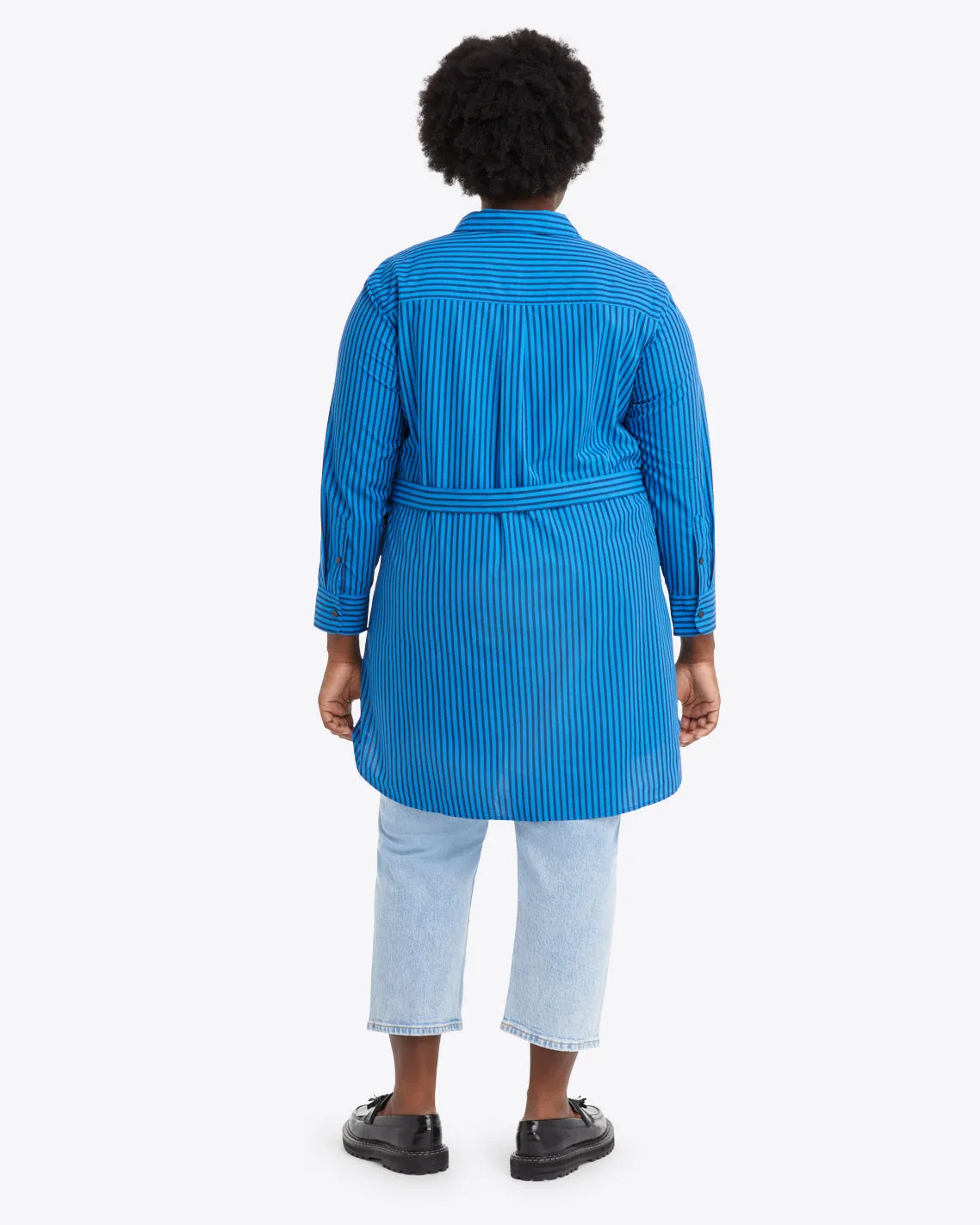 Carly Shirtdress in Canopy Stripe sold by Draper James product image thumbnail 5